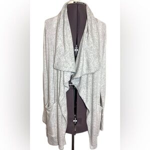 Athleta Studio Wrap Open Cardigan Sweater Small